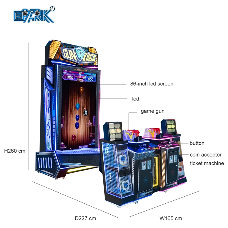 Centar za zabavu s kovanicama 2 igrača Brzi streljanje simulacija Gun Arcade Game Machine
