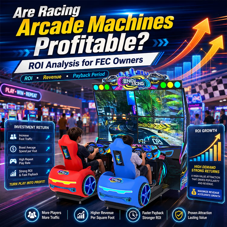 Are Racing Arcade Machines Profitable? ROI Analysis for FEC Owners