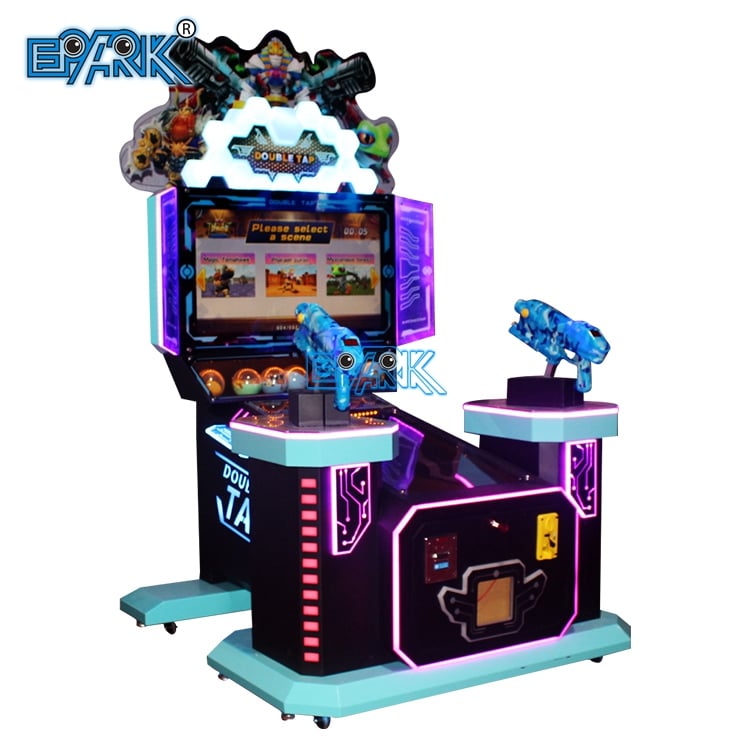 Amusement Park Electric Shooting Arcade Machine Kids Play Video Games Shooting Game Machine
