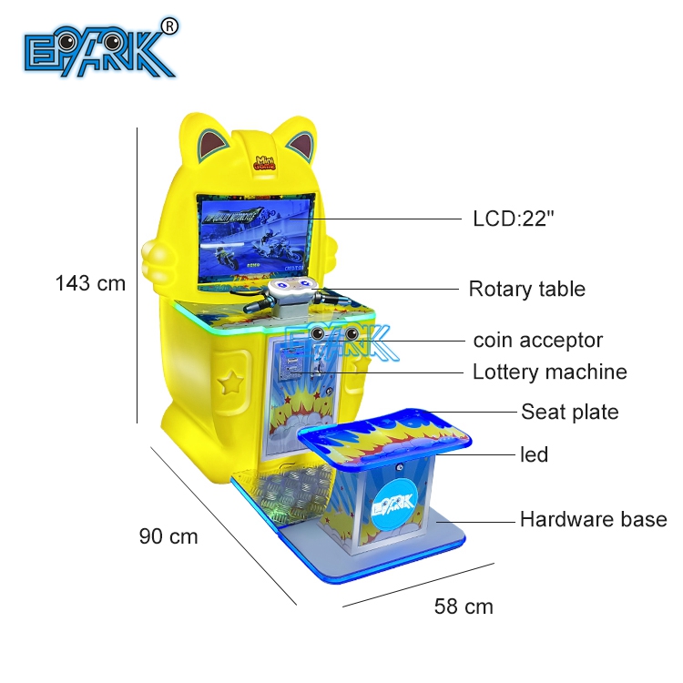 Arcade Mini Game Kids Motor Game Simulator Motorcycle Game Machine