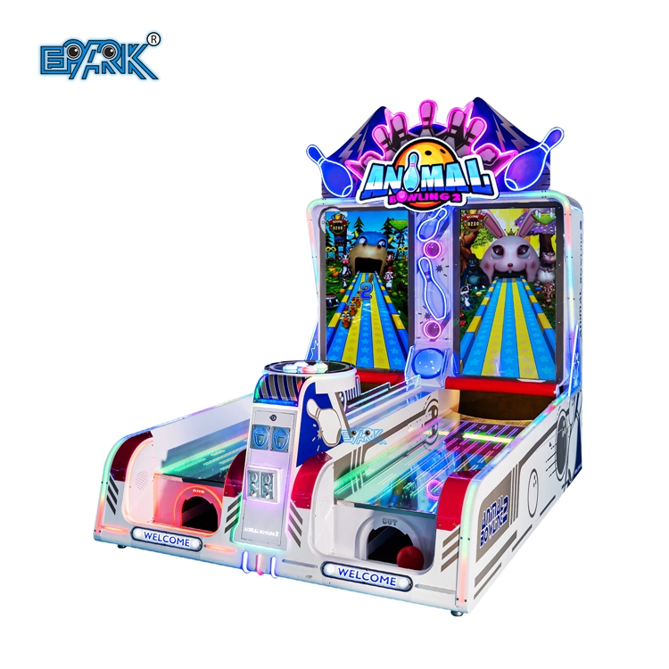 Indoor Animal Bowling Machine Arcade Game Machine