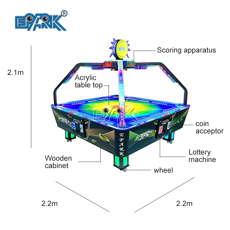 Commercial Air Hockey Table Coin Operated Game Machine