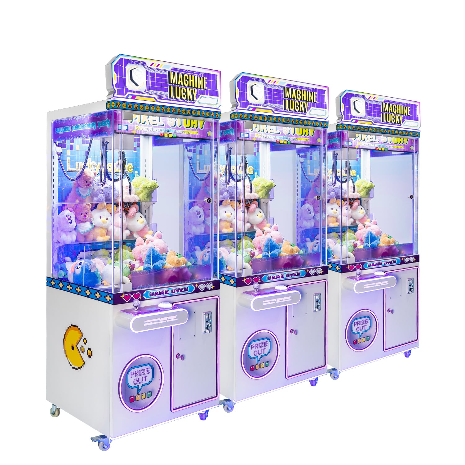Custom Coin Operated Toy Vending Arcade Claw Crane Machine