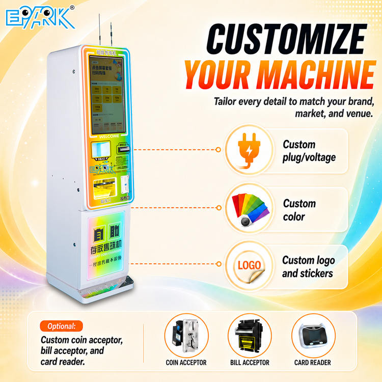 Self Service Marble Vending Machine for Arcade Centers