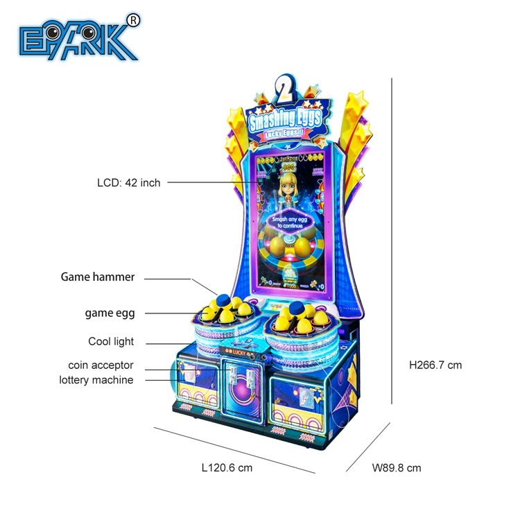 Arcade Lucky Egg Videospel Met Tickets Inwisseling