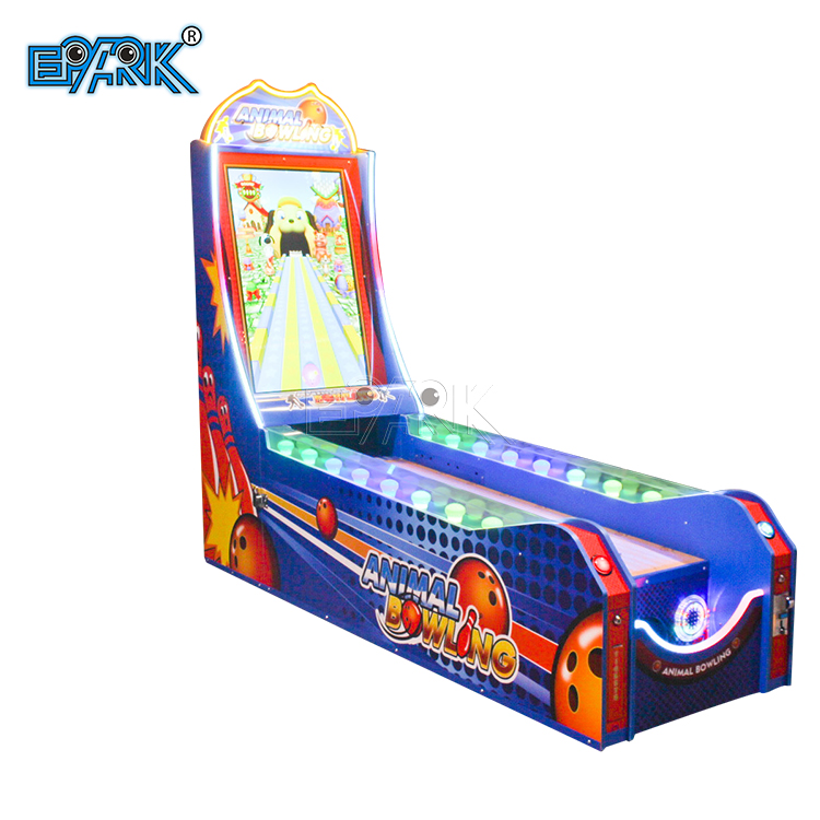 Amusement Park Animal Bowling Arcade Redemption Video Game