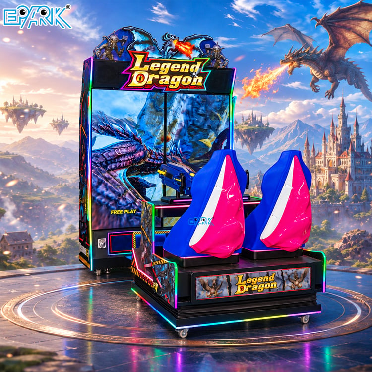 Dragon Themed Arcade Game Machine for Entertainment