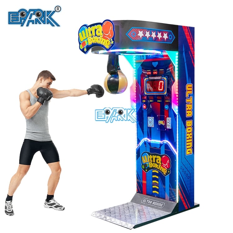 Монетні аркадні ігри,Punch Machines, металевий аркадний автомат для боксу, боксерський автомат