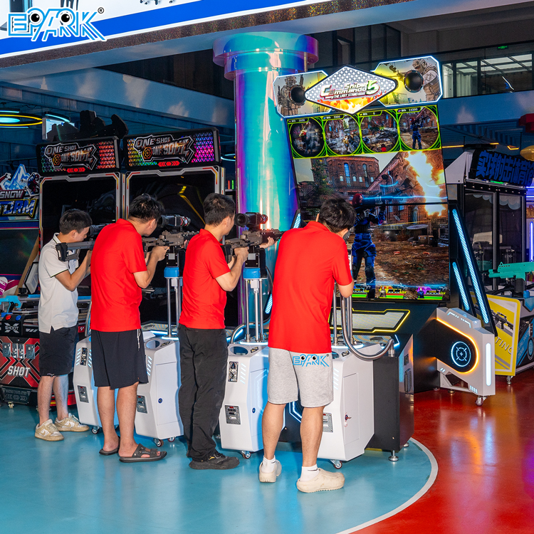 Coin Operated Game 4 Player Shooting Arcade Machine