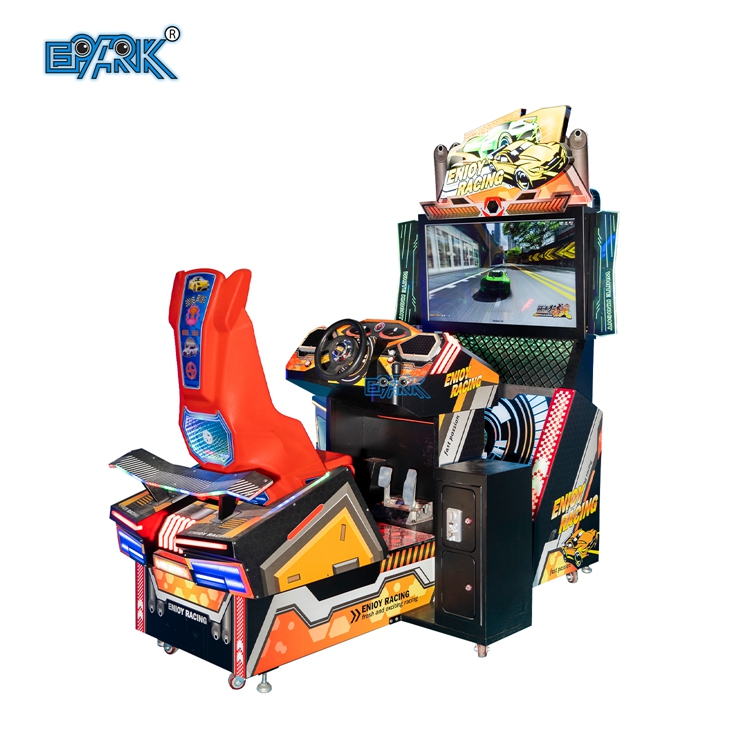 Innenerhaltungssimulator Fahrzeug Betriebsgetränke-Arcade-Rennsimulator Fahrzeugfahrspielsmaschine
