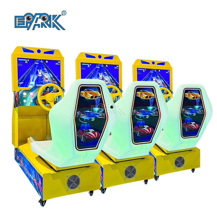 Uşaqlar üçün Sürüş Məşq Avtomobil Arcade Maşını Sıxışdırıcı Sistem Hərəkətli Sıxışdırıcı Sürüş Oyunu
