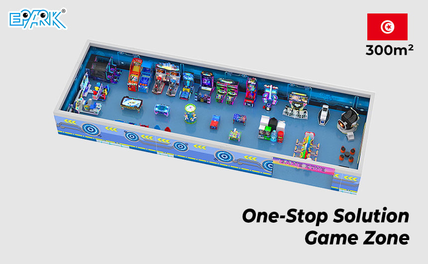 300m² Tunesië Arcade Spelcentrum Project