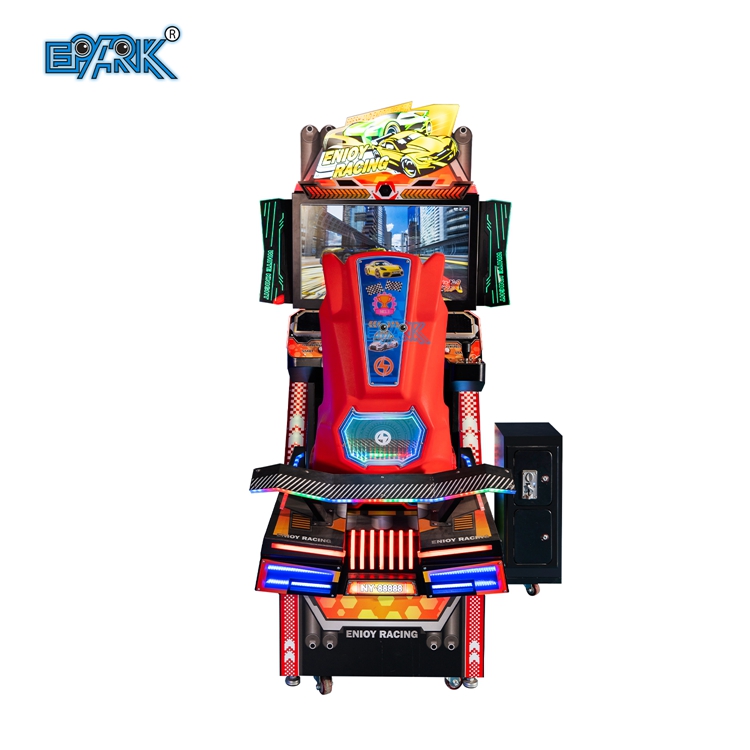 Innenerhaltungssimulator Fahrzeug Betriebsgetränke-Arcade-Rennsimulator Fahrzeugfahrspielsmaschine