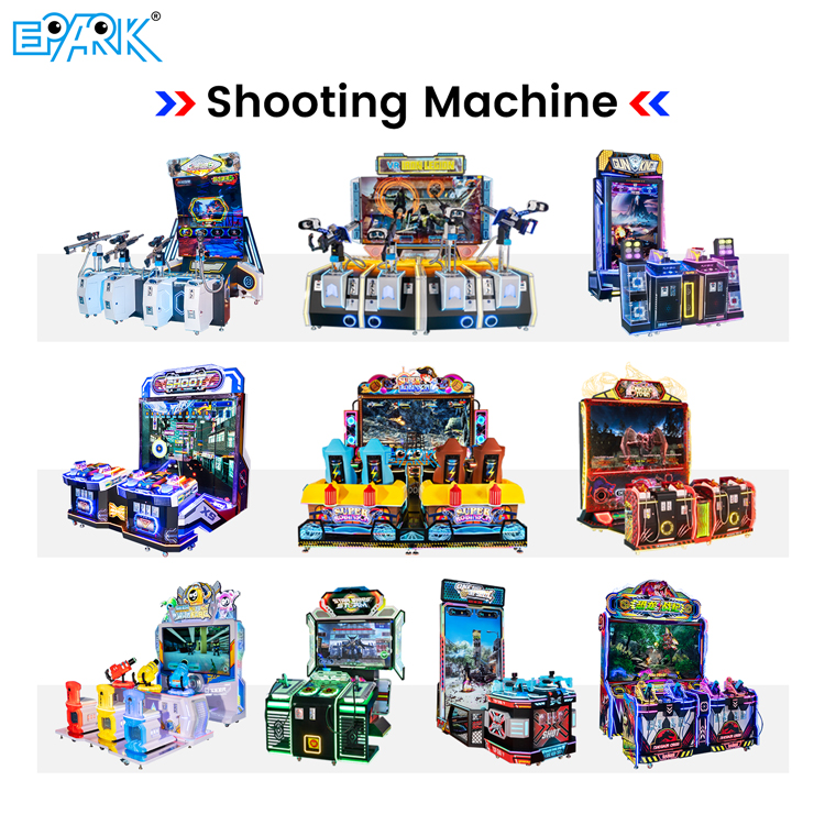 Coin Operated Game 4 Player Shooting Arcade Machine