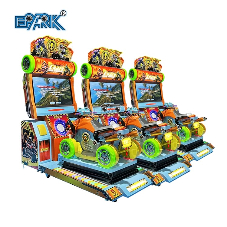 Mesin Video Game Simulator Kereta Balap Dengan Gerakan Penuh Dan Penggerak Empat Roda