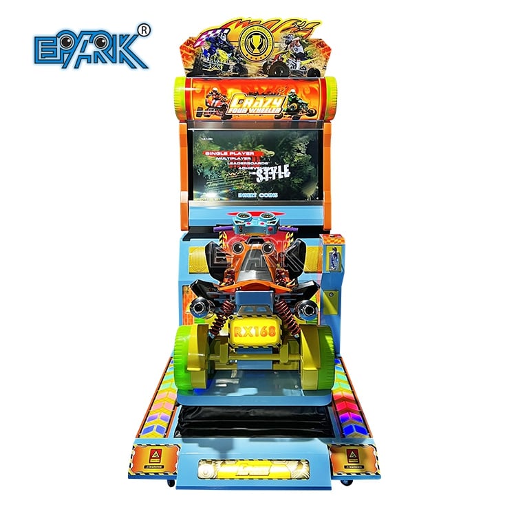 Mesin Video Game Simulator Kereta Balap Dengan Gerakan Penuh Dan Penggerak Empat Roda