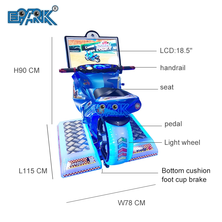 Máquina de Carreras Infantil en Arcade Carrera de Motores Super Máquina de Motor