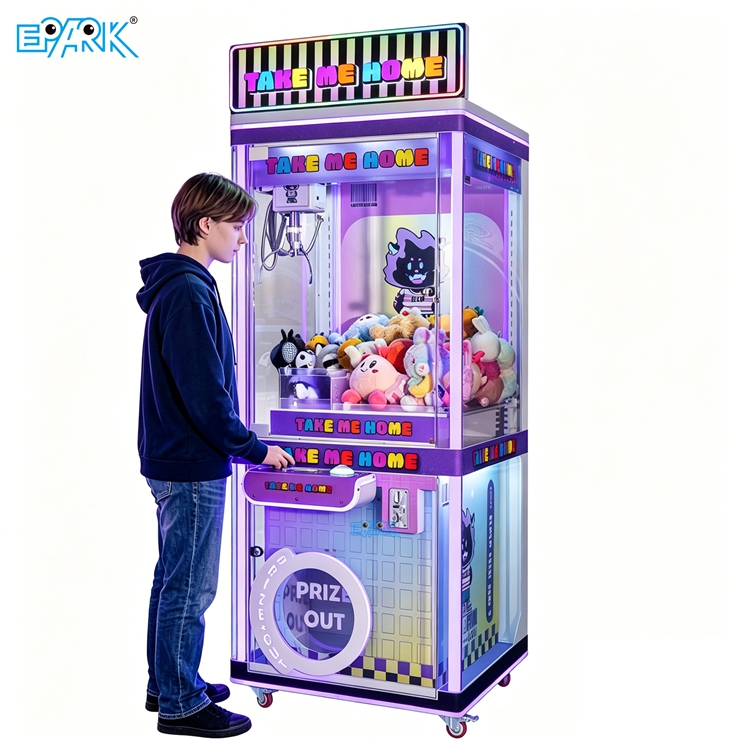 Commercial Plush Toy Claw Machine with LED Lights