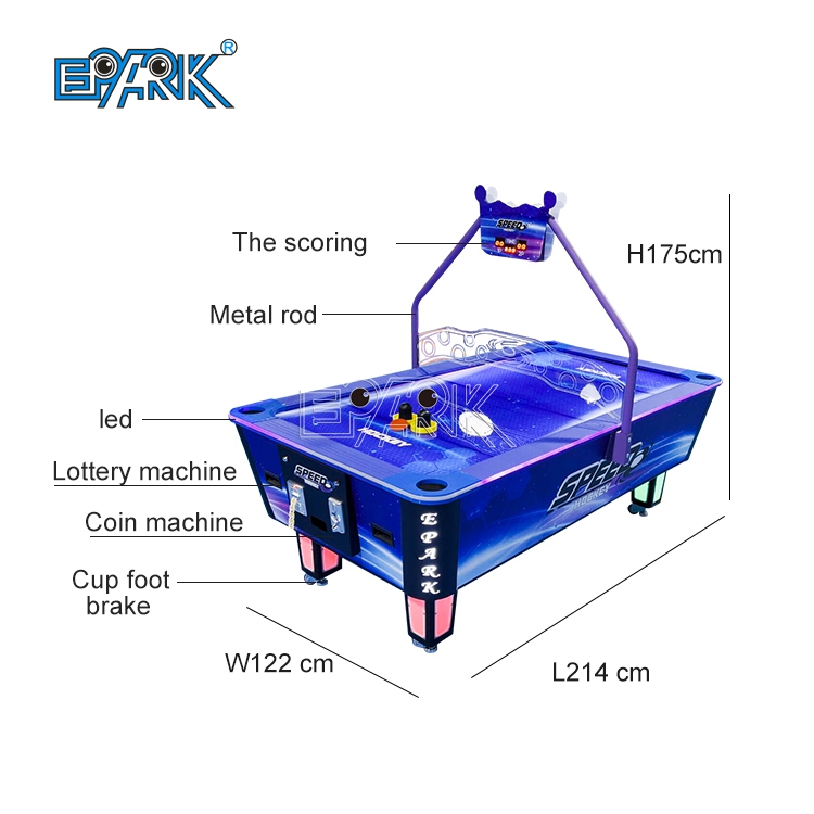 2 Players Amusement Air Hockey Table Game Machine