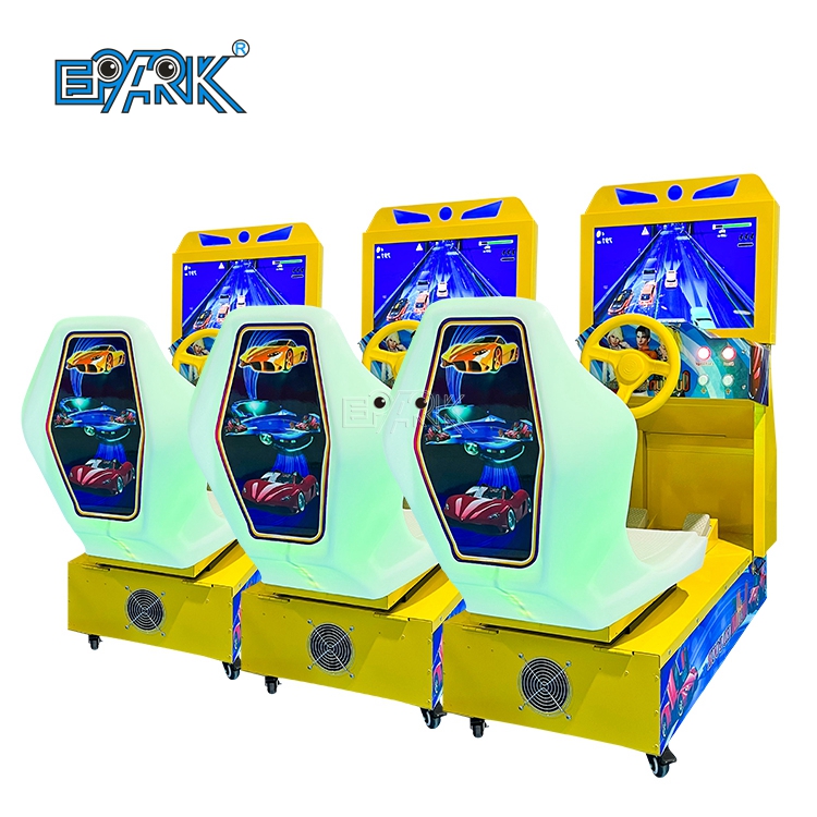 Uşaqlar üçün Sürüş Məşq Avtomobil Arcade Maşını Sıxışdırıcı Sistem Hərəkətli Sıxışdırıcı Sürüş Oyunu