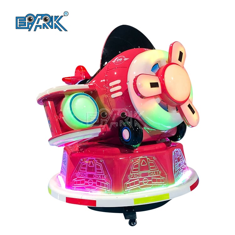 Coin Operated Games Airplane Shape Video Kiddie Rides