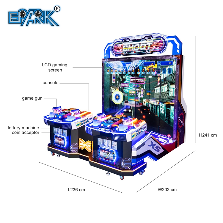 Máquina de Juegos de Simulación de Tiro Juego Arcádico de Tiro Rápido Máquina de Juego de Tiro