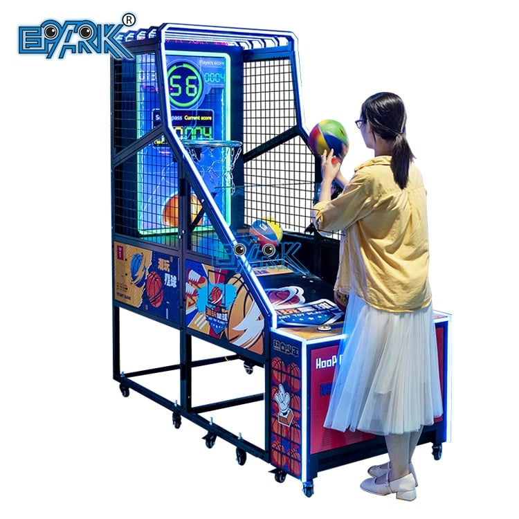 Kids Basketball Machine Shooting Hoop Ball Machine