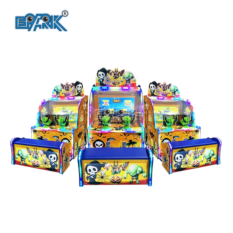 Coin Operated Kids Ball Shooting Arcade Machine 