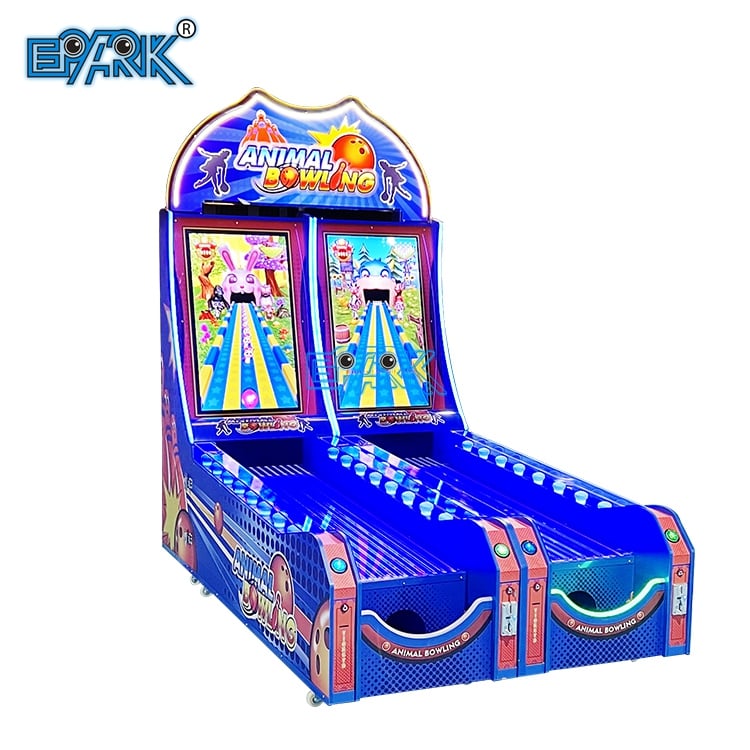 Double Player Animal Bowling Machine Ticket Redemption Game Machine