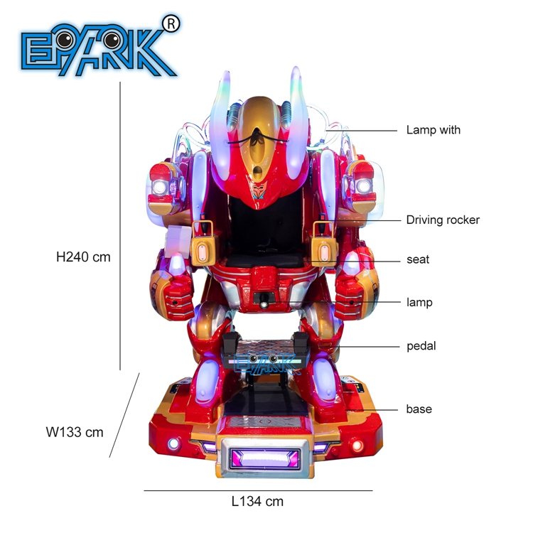 Amusement Park Entertainment Games Walking Robot Ride