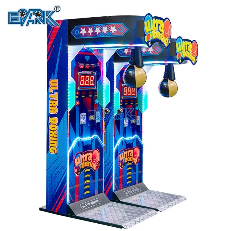Монетні аркадні ігри,Punch Machines, металевий аркадний автомат для боксу, боксерський автомат