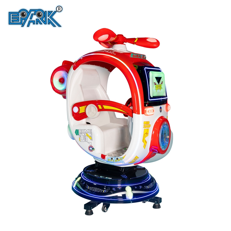 Kids Arcade Fiberglass Kiddie Ride Spaceship Video Game Machine