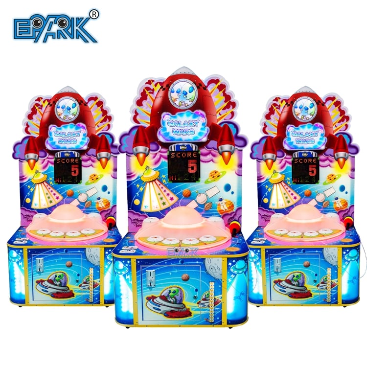 Çocuklar İçin Hammer Vurmalı Hamster Madeni Para İşleyen Whack a Mole Arcade Oyun Makinesi