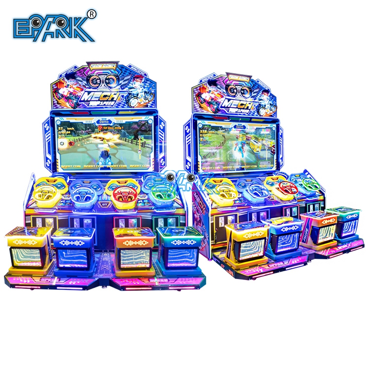 Racer Arcade spel Machine 4 Spelers Racing Simulator Arcade spel Machine