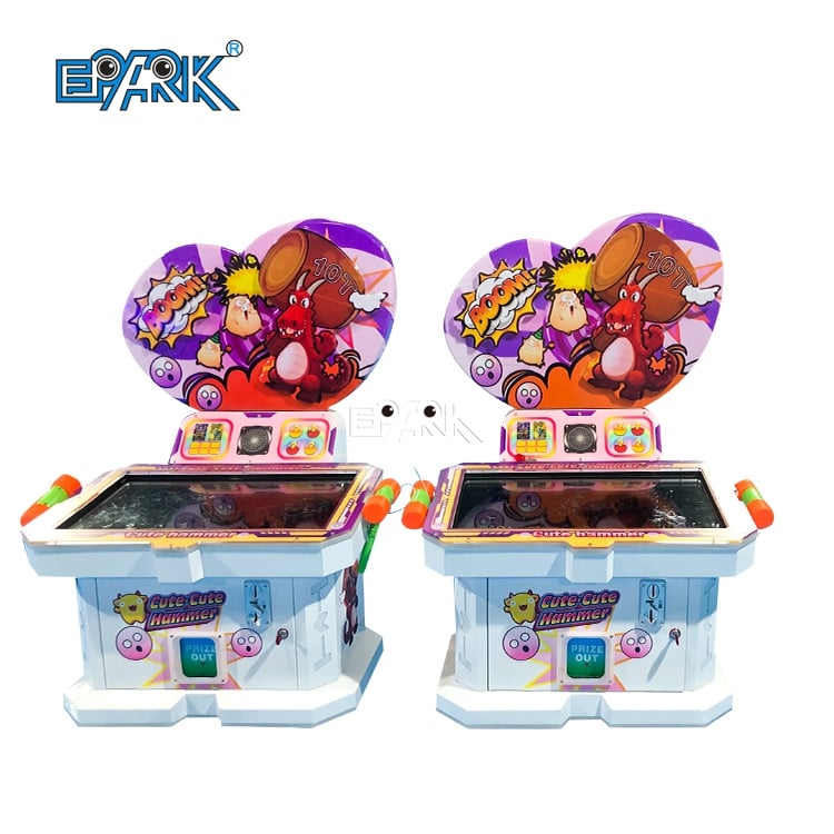 Arcade Games Hitting Hammer Video Game Machine