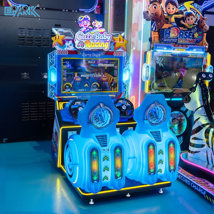 2 Player Kids Racing Arcade Machine for FECs