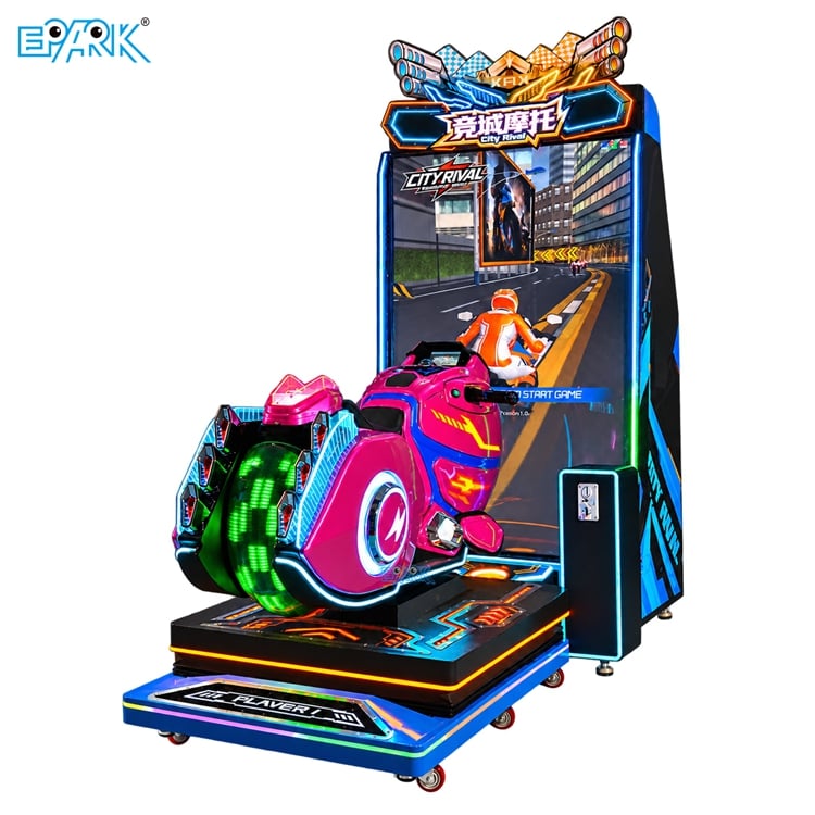 Motorcycle Racing Simulator Machine for Entertainment Centers