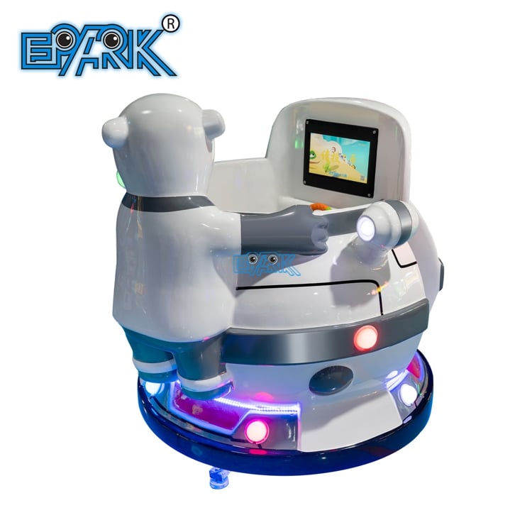 Two Players Coin Operated Kids Ride Revolving Cup Kiddie Ride Machine