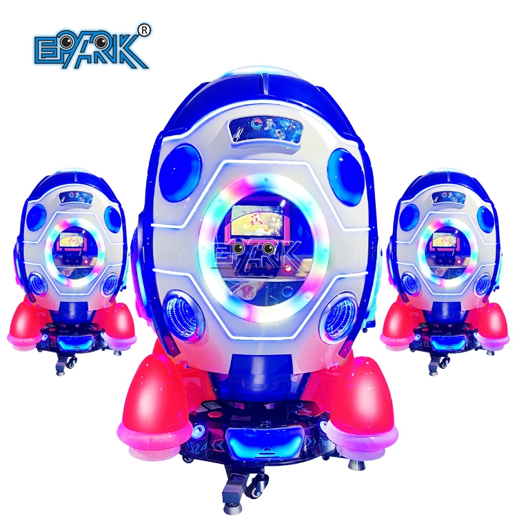 Arcade Games Airplane Rocket Coin Operated Kiddie Rides