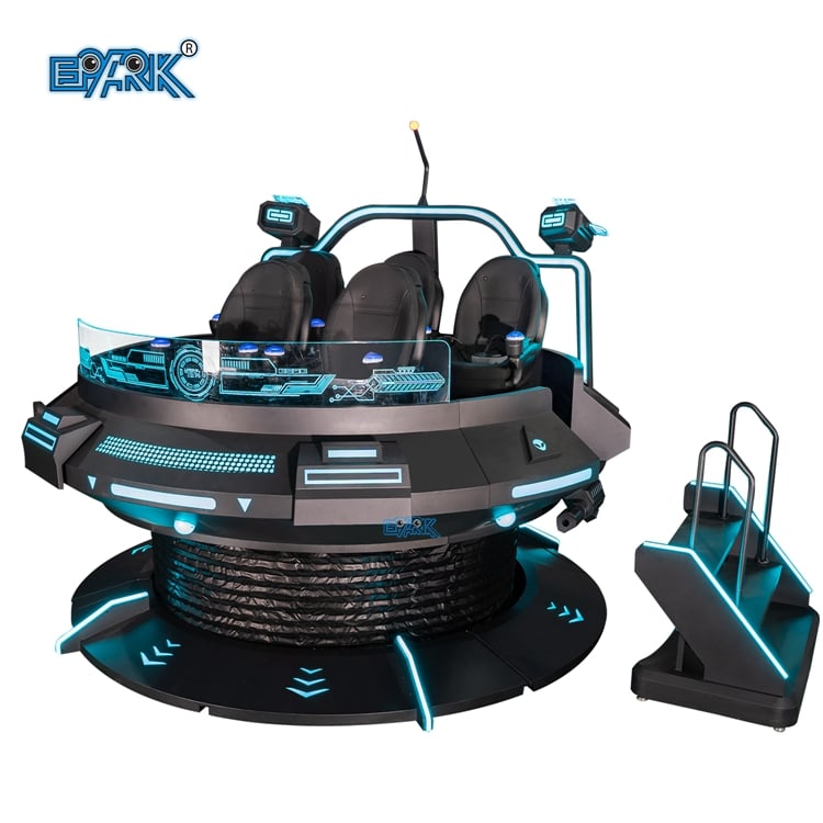 5 Seats Virtual Reality Roller Coaster Simulator