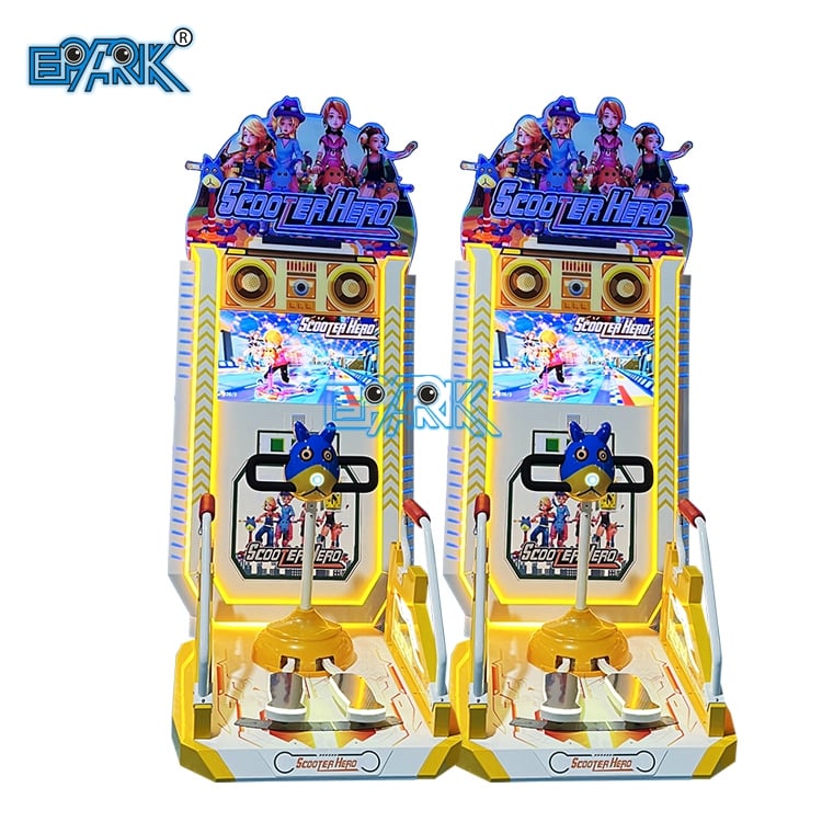 Coin Operated Happy Scooter Child Racing Sports Video Games Machine