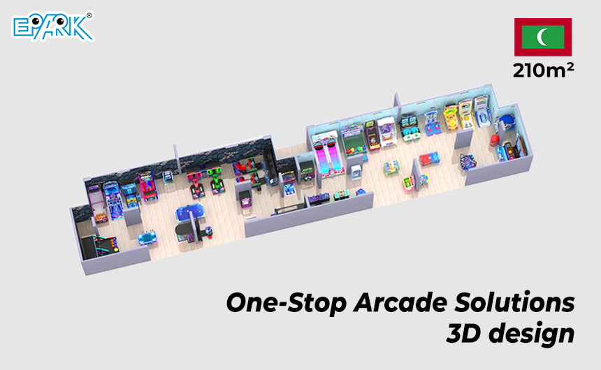 210m² Maldiven Custom Arcade Project
