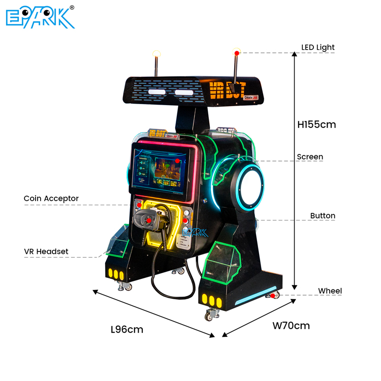 Interactive VR Arcade Machine for Commercial Entertainment