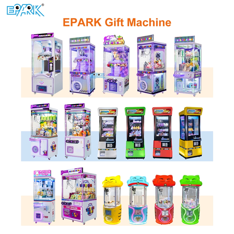 Coin Operated Clip Prize Game Machine for Arcades