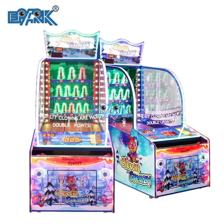 Máquina de Juegos de Parque de Atracciones con Pelota para Tirar y Recompensas en Tickets
