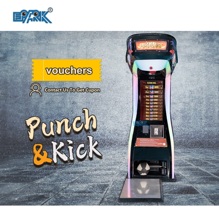 Combo schoppen met boksen arcade spelcomputer