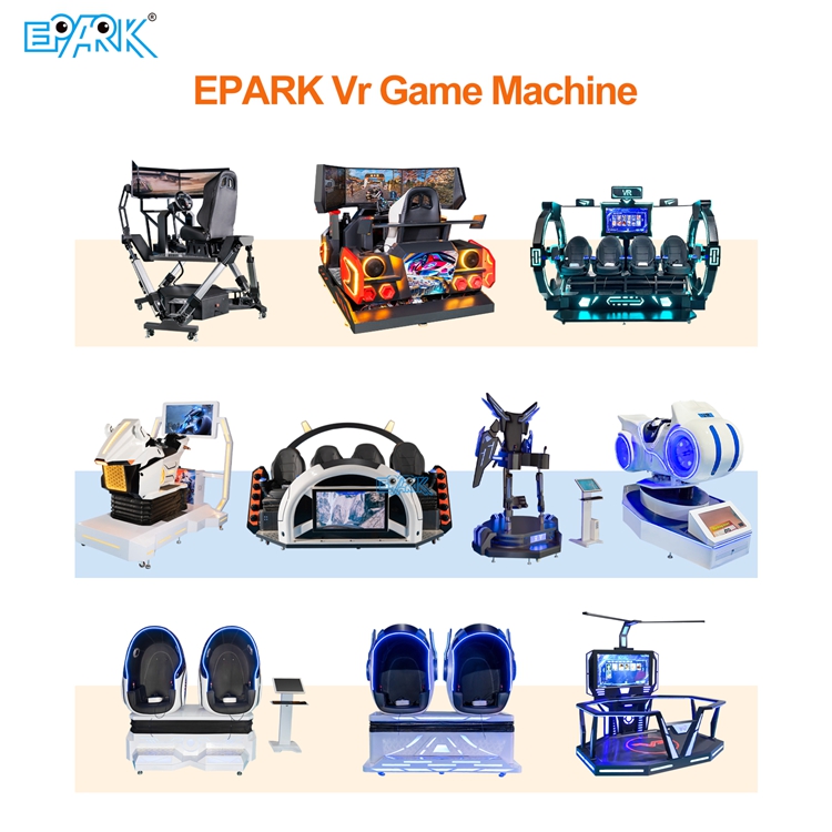 EPARK Coin Operated 3-Screen Racing Arcade Simulator