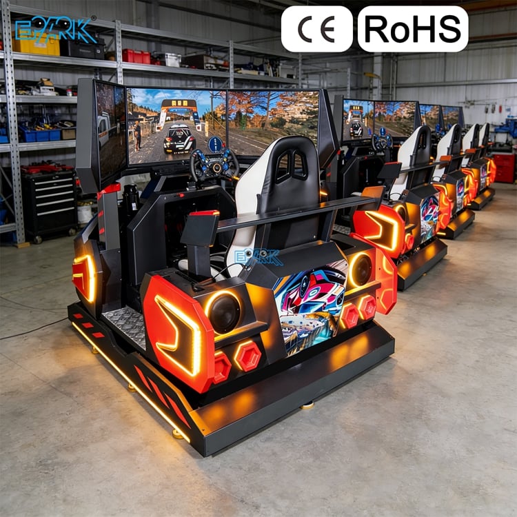 Imersivní 6osý arkádový závodní simulátor