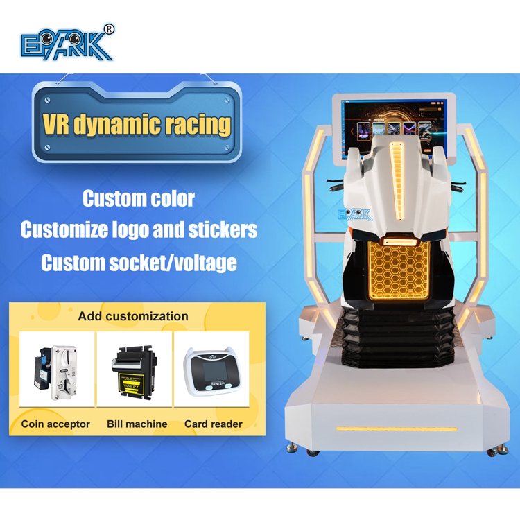 VR Racing Simulator with Motion Feedback