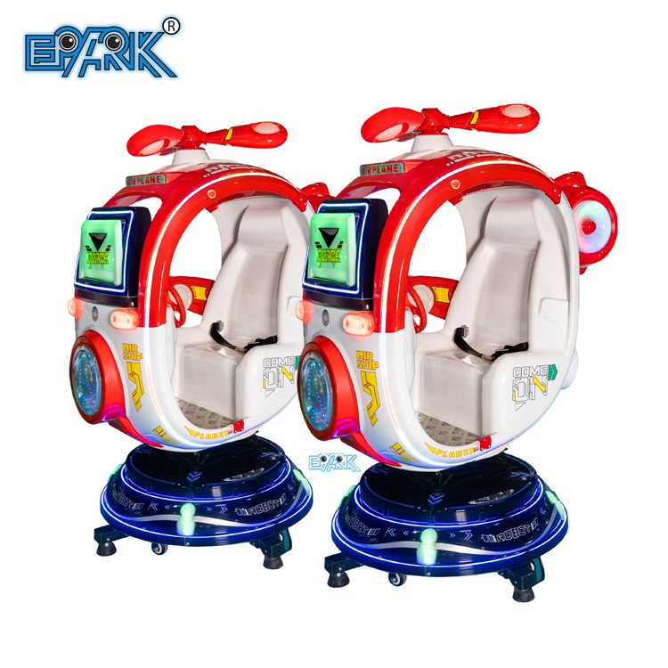 Kids Arcade Fiberglass Kiddie Ride Spaceship Video Game Machine